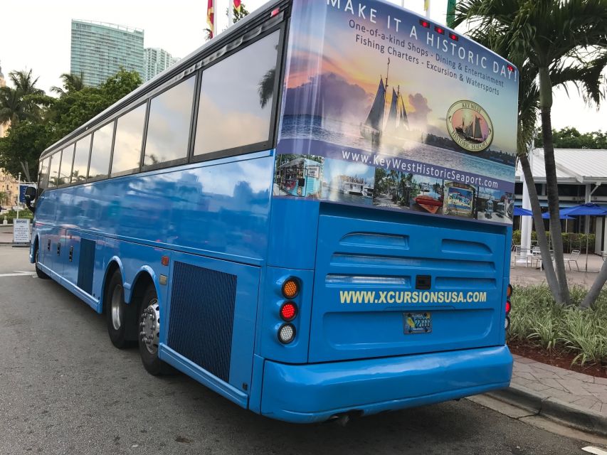 Miami & Key West: One-Way Transfer by Motor Coach Bus - What this tour includes (and what you’ll pay for separately)