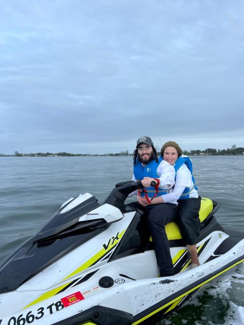 Miami: Miami Beach Jetski Ride with Boat and Drinks - Drinks, waterproof phone cases, and what to expect day-of