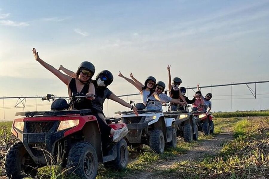 Miami: Off-Road ATV Guided Tour - The trail ride: automatic power on dirt roads and water pools