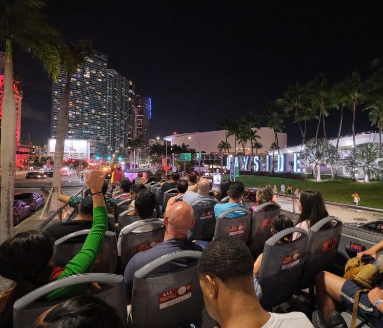 Miami: Open-top Bus Sightseeing Night Tour with Live Guide - Price: $36 is fair when you treat it like an orientation session