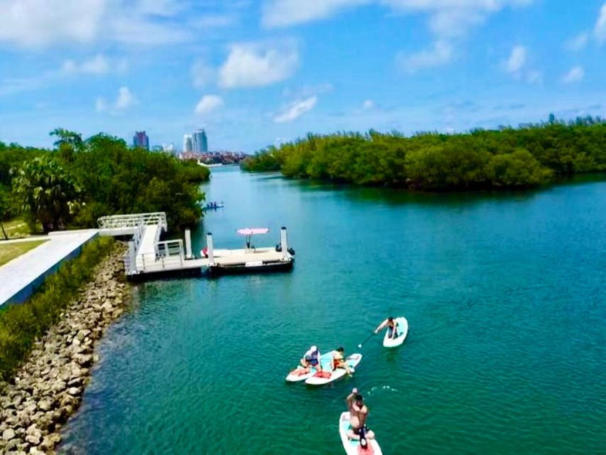 Miami: Paddle Board or Kayak Rental in Virginia Key - Virginia Key’s paddle route: calm Lamar Lake and skyline views