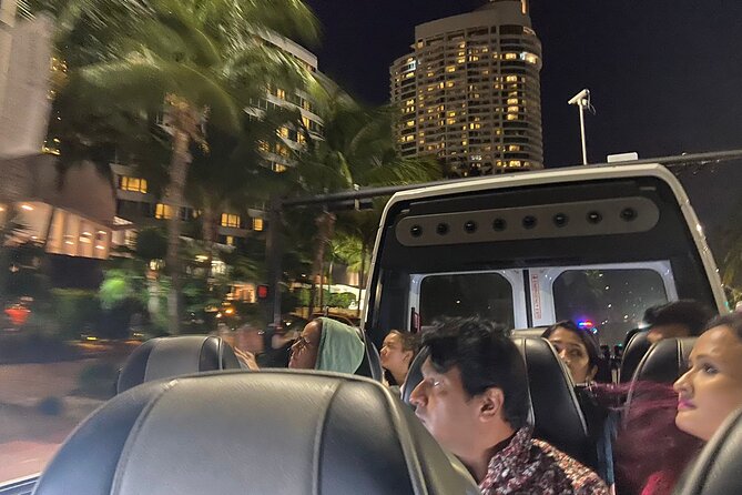 Miami Panoramic Tour By Night - Stop 1: Brickell and Downtown Miami Lights in the Financial District