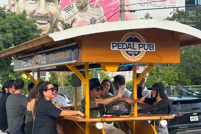 Miami Pedal Pub: Arts District Party Bike Pub Crawl - Guide energy matters more than you think