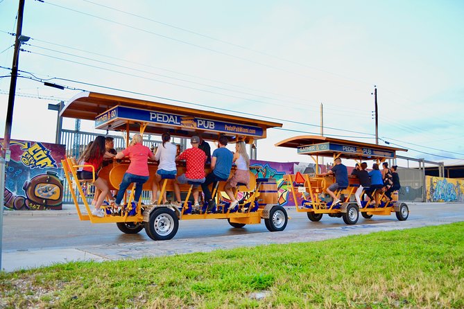 Miami Pedal Pub: Arts District Party Bike Pub Crawl - Drink stops that actually match the neighborhood