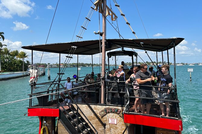 Miami Pirate Boat Tour: Skyline & Celebrity Homes - Seats, sound, and bathroom reality checks