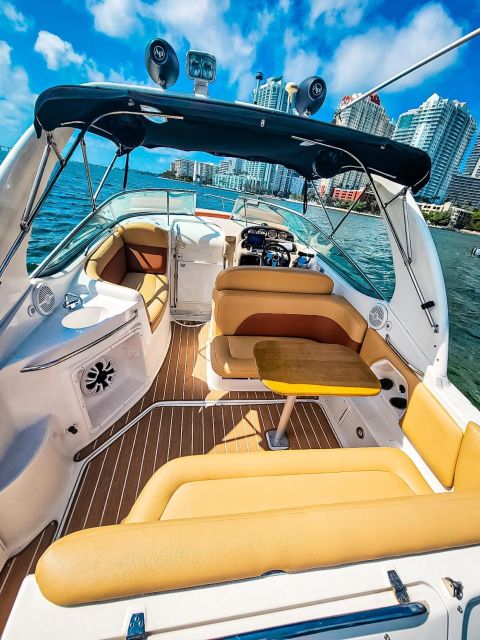 Miami: Private Boat Cruise & Guided Scenic Tour - Choose your time: 2 hours for views, 3 for beach time, 4 for a real celebration