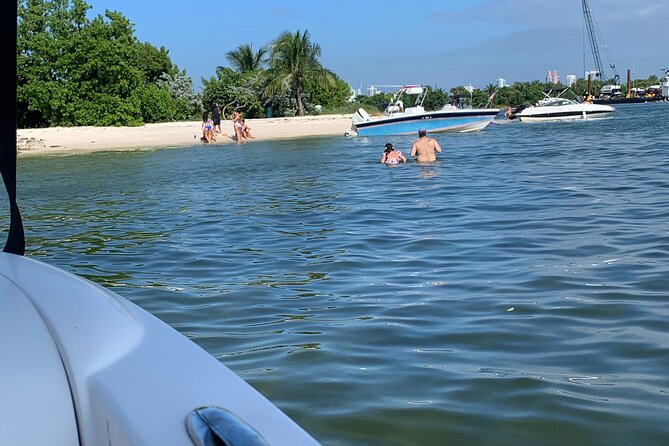 Miami: Private Boat Rental with Captain, Sandbars, and More - The Sandbar Part: How to Use the Floating Mat