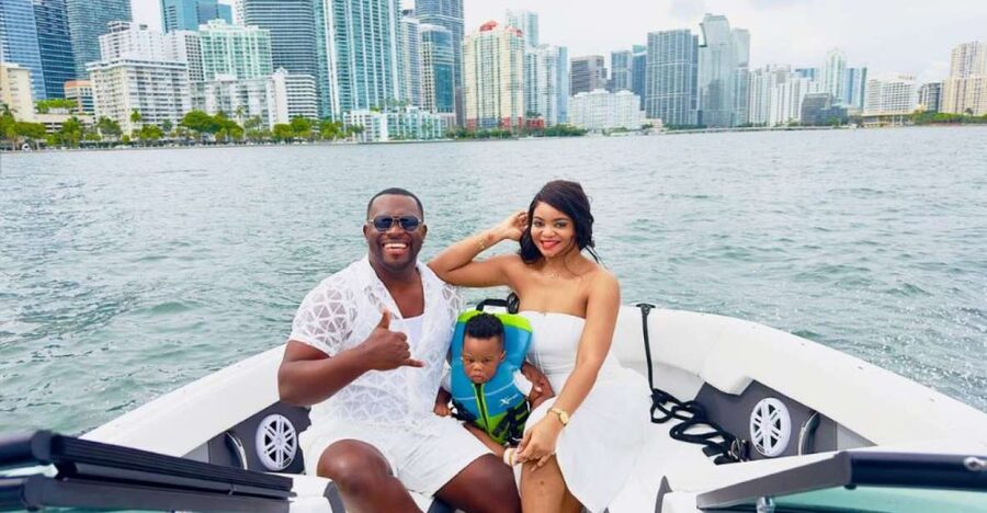 Miami: Private Boat Rental with champagne and captain - The Route in Plain English: Skyline, Causeway, River Return
