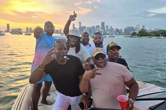 Miami Private Boat Rental with Champagne, Sandbars & Floating Mat - Captain Alain and the Whole-Group Attention You’re Paying For