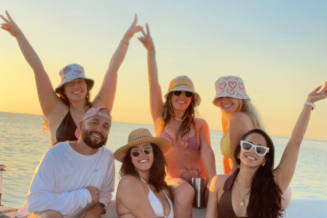 Miami Private Sunset Cruise by The Cleat with Champagne - Private-cruise comfort: music, champagne, and your own cooler