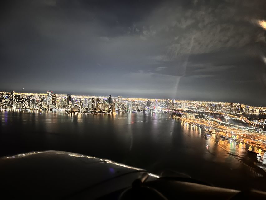 Miami: Romantic 1-Hour Private Flight Tour with Champagne - South Beach shoreline and the Miami skyline from above