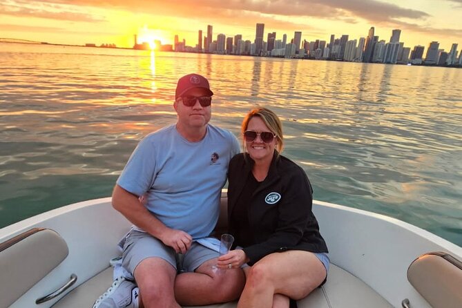 Miami Shared Boat tour, 2 hours on a 24 ft boat. 6 people total. - “Shared” tour, but still a group experience that works
