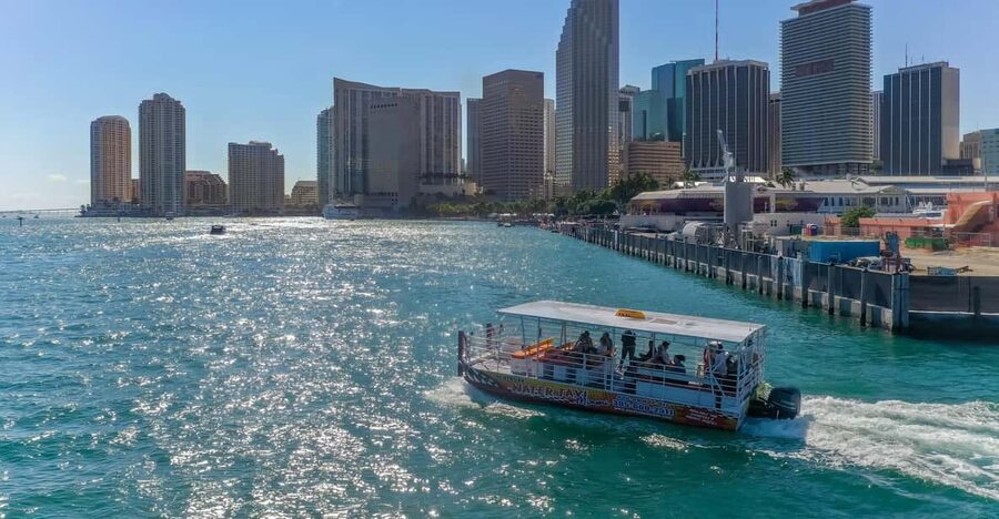 Miami: Skyline Sightseeing Cruise Millionaire Homes & River - Catamaran comfort: shaded seats, breeze, and sea-sickness reality