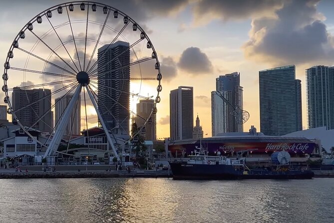 Miami Skyline Sunset Cruise with The Mojito Bar On board - Miami Beach Marina and the Pre-Sunset Build-Up