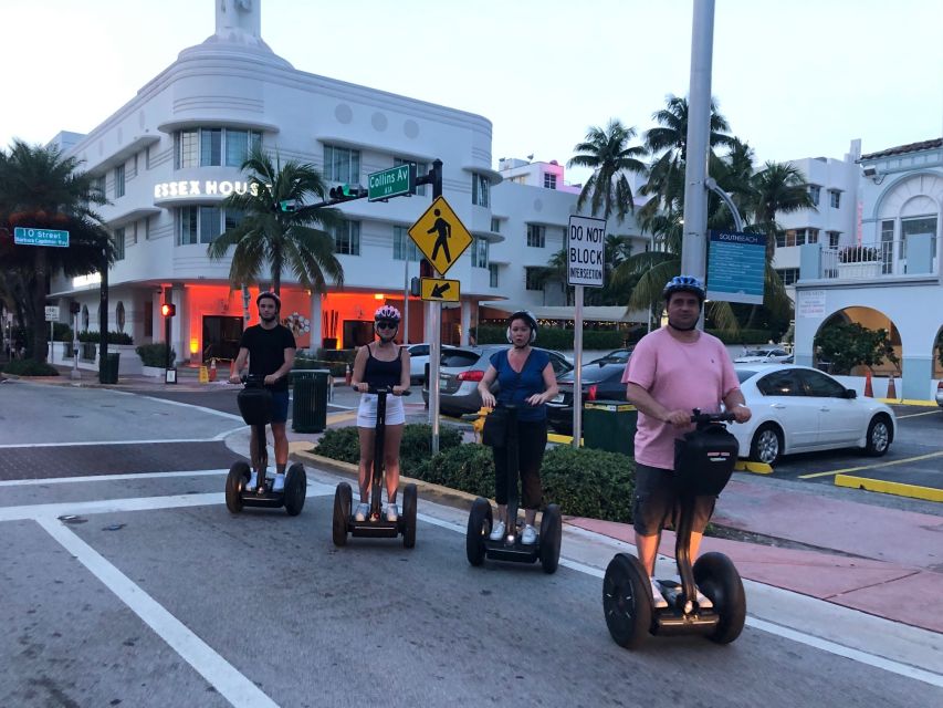 Miami: South Beach Panoramic Nighttime Segway Tour - Starting Line at 14th Street and Washington Ave: Getting on the Segway