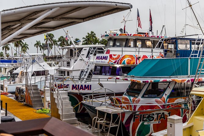 Miami Sunset and City Lights Cocktail Cruise - Getting On Board at Fiesta Cruises Slip 11 (and Finding Good Spots)