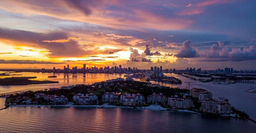 Miami Sunset: Private Luxury Airplane Tour - Key Biscayne and the Final Return: The Calm Ending