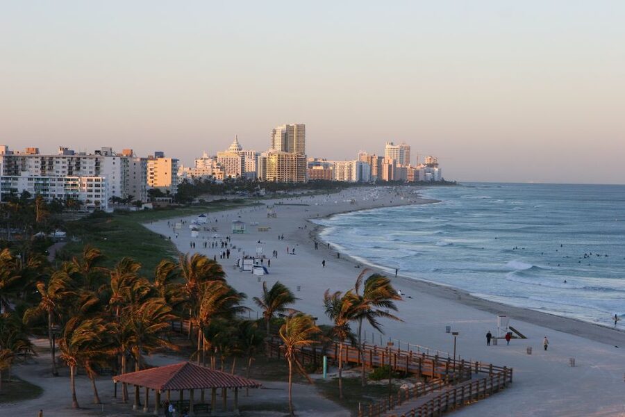 Miami Sunset: Private Luxury Airplane Tour - Coral Gables and Coconut Grove: Green, Water, and a Softer Miami