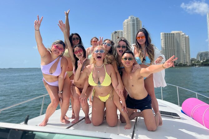Miami Yacht Party – Discover Secret Spots w/ Captain & Drinks - Biscayne Bay’s Islands, Virgin Beaches, and the Sandbar Stop