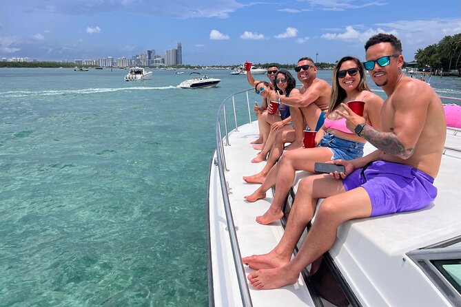 Miami Yacht Party – Discover Secret Spots w/ Captain & Drinks - Wildlife Watching: Dolphins, Manatees, and Fish Time