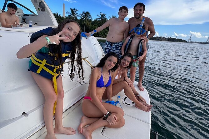 Miami Yacht Party – Discover Secret Spots w/ Captain & Drinks - Snorkeling and Floating Mat: The Included Gear Advantage