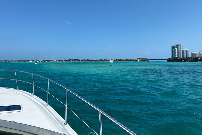 Miami Yacht Party – Discover Secret Spots w/ Captain & Drinks - South Beach to Brickell: Getting the Skyline Views Without the Crowds