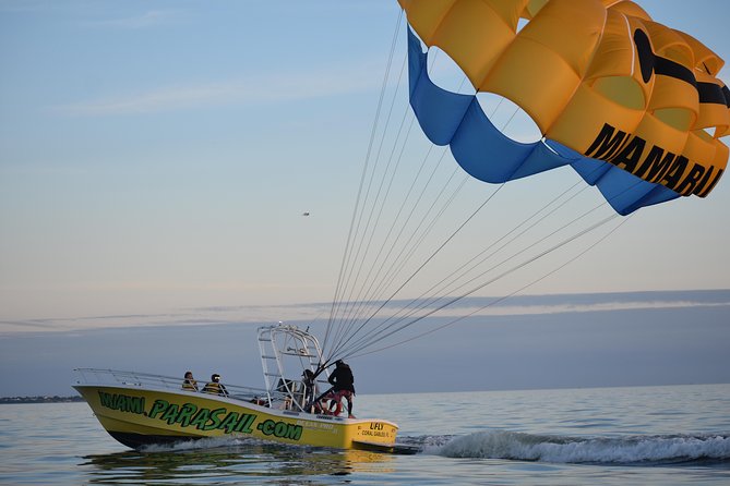 Parasailing with Miami Watersports - Your Parasailing Flight Over Biscayne Bay