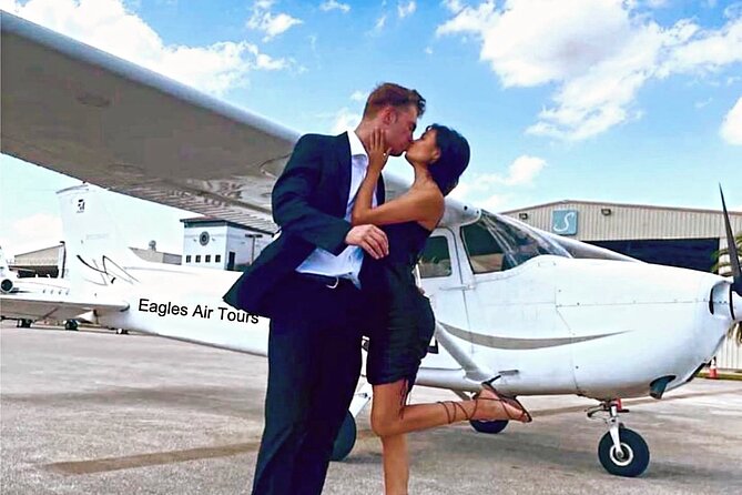 Private 60 Minute Romantic Air Tour with Champagne in Miami - Entering the Cessna 172 and Feeling the Clock Tick