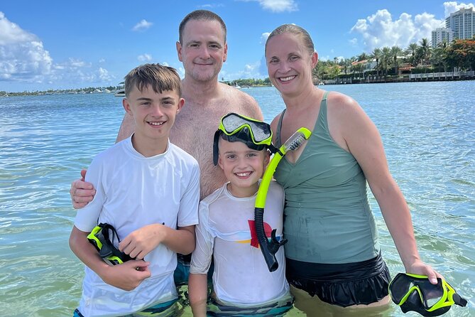 Private Boat Tour - Snorkeling, Star Island & Dolphin Spotting - Drinks, snacks, and the Bluetooth DJ setup