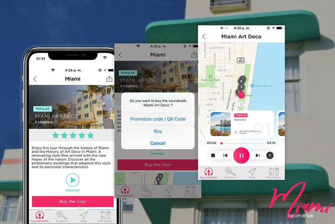 Self-Guided Audio Tour - Miami Art Deco - Park stop and museum stop: what to listen for on the way