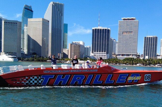 Small-Group Miami City and Speedboat Tour & Hotel Pick-up - Thriller speedboat route: what you see from Bayside to Millionaire’s Row