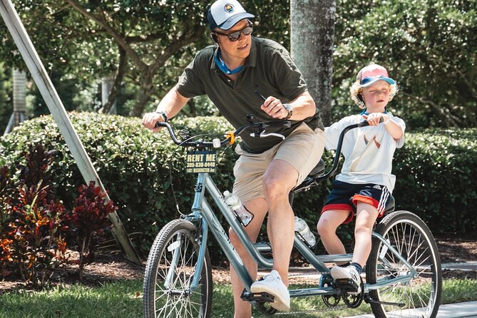 South Beach Tandem Bike Rental - What’s included: helmet, lock, and water that actually feels like a nice touch