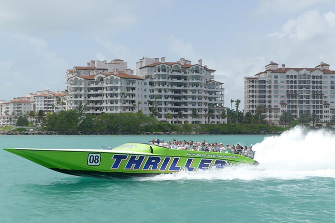 Speedboat Sightseeing Adventure of Miami - From Port of Miami to Government Cut: Speed With a Purpose