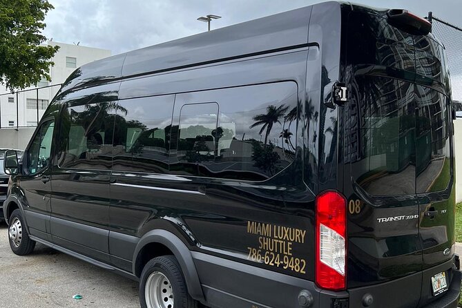 VAN Mia Airport or Hotels to Miami Port or Hotels Up to 14pax - Quick takeaways before you reserve