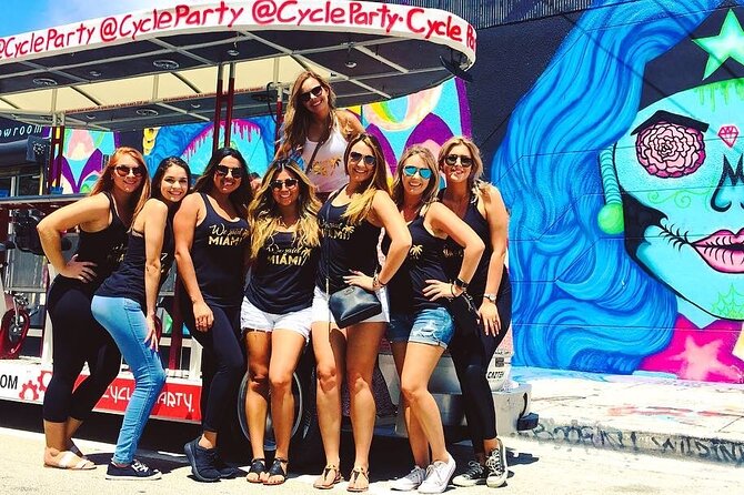 Wynwood Party Bike Happy Hour Crawl - Price and What $54 Really Buys