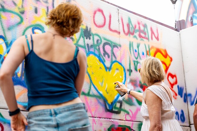 Wynwood Walls Admission and Official Spray Painting Experience - Audio guide via QR codes: reading the stories while you walk