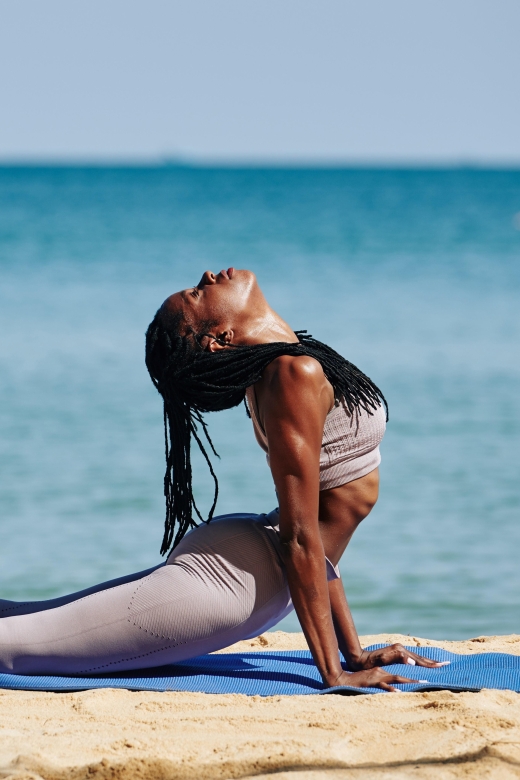 Yoga on the Beach in South Beach - Breath, alignment, and the beach element: how it helps your body